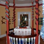decorated christmas tree in day care